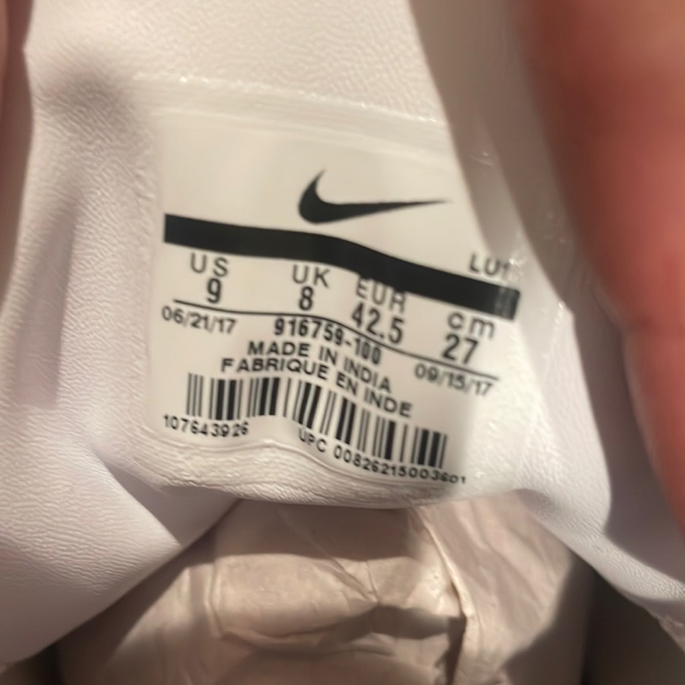 Nike-Court-Borough-mid-Black w/white speckled sole-Released 2015- Very Rare - Picture 7 of 15